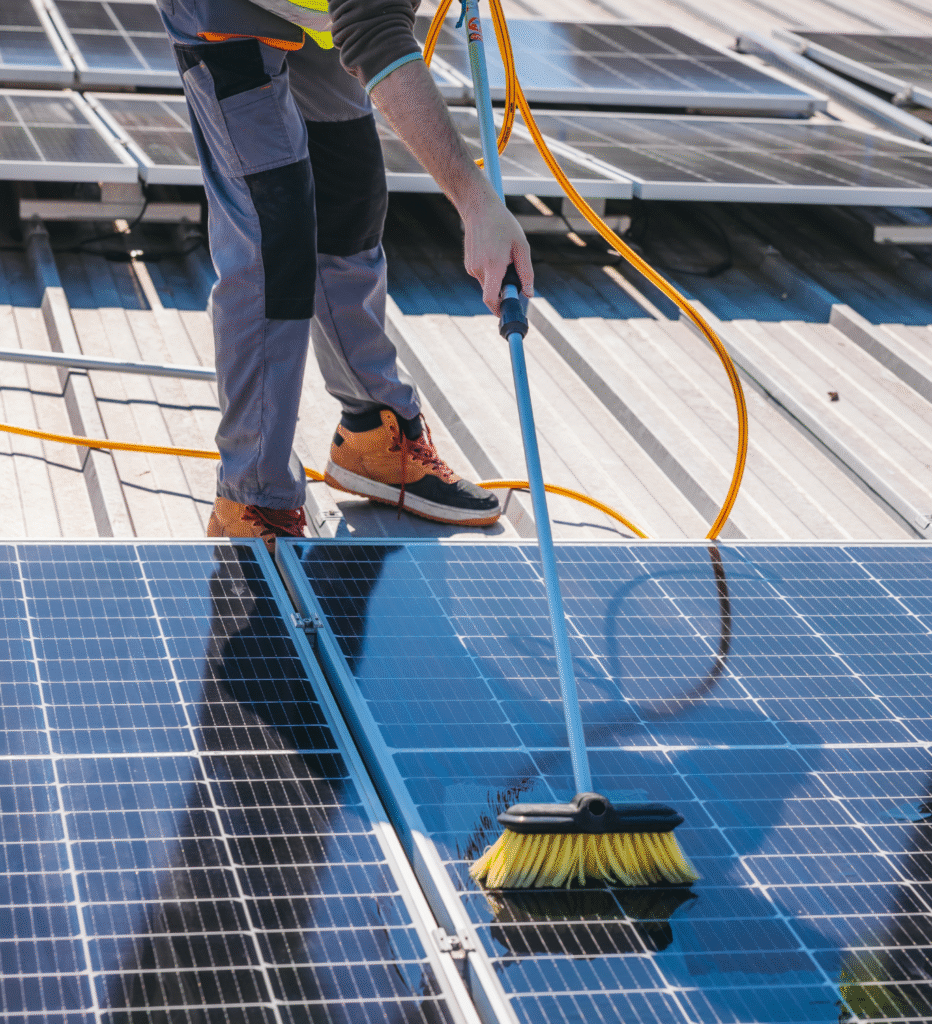 what we do solar cleaning